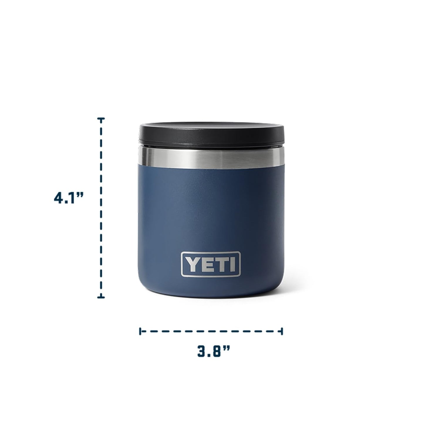 YETI Rambler 8 oz Food Jar, Vacuum Insulated, Stainless Steel, With Airtight Lid, Rescue Red