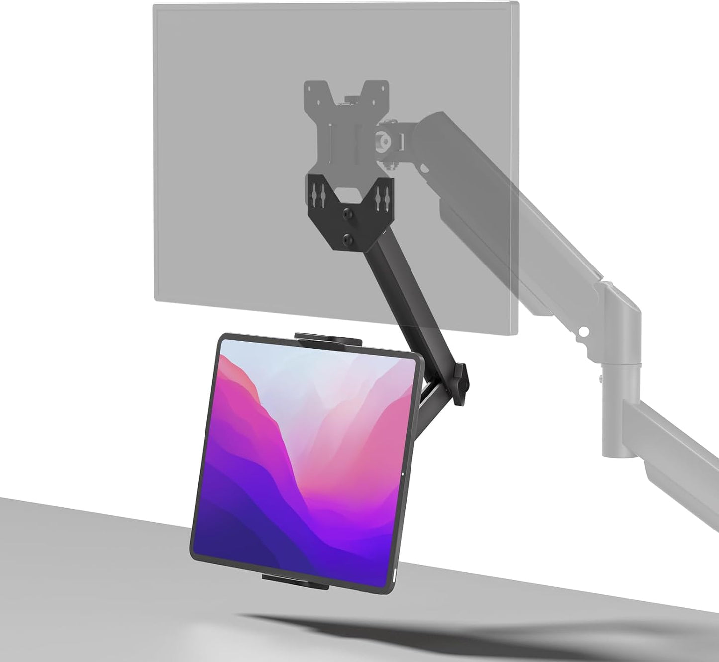 ergoiuon 4.7-15.6" 75x75 100x100,MAT002-XL Universal VESA Mount Adapter for Tablets,Monitor Arm Extension