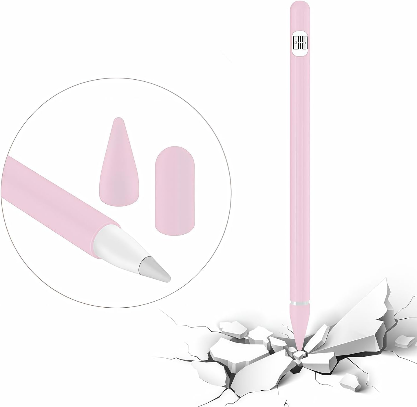 siduater 1st 2 1 Silicone Sleeve for Apple Pencil Generation, Ultra Light Pen Skin Case Accessories Soft Protective