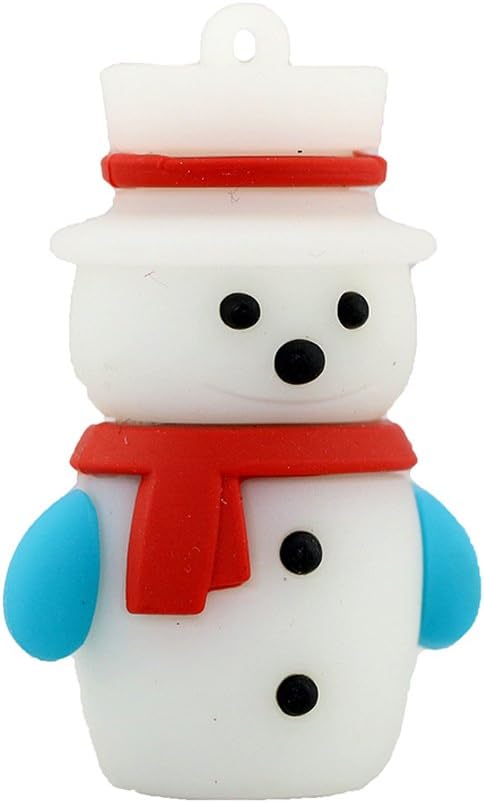 Mixse 8GB USB Flash Drive Memory U Disk Stick Storage Device Novelty Cute Snowman A
