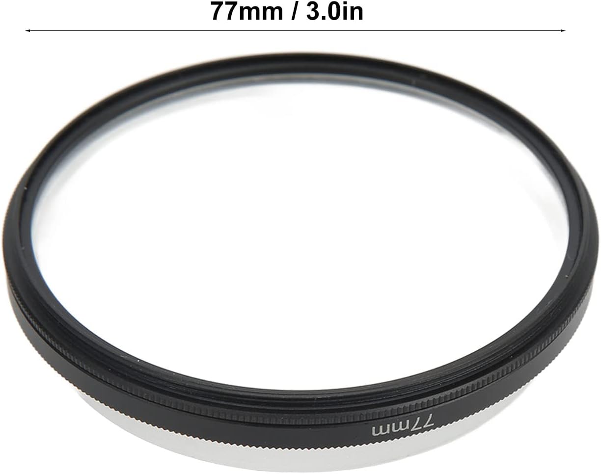 FAUOSWUK Filter,77mm 2.8-7.0) Photographic Effect Photography Prism with,Double Sided Camera Filter Effect for Selfie