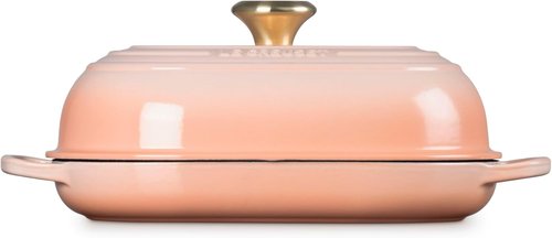 Le Creuset Enameled Cast Iron Oval Bread Oven - 11.5 Inch, Stylish Peche Color