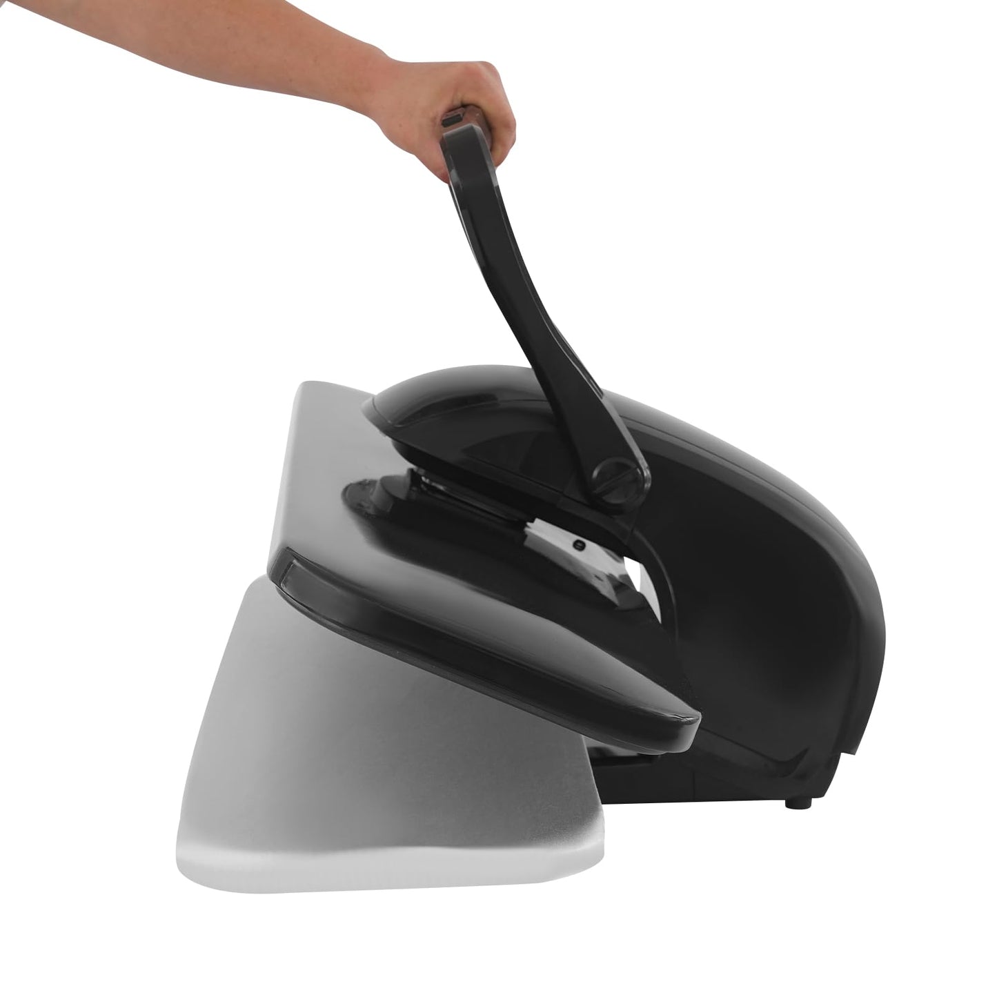 36" Intelligent Steam Press, 1600W 110V Large Digital Steam Press Professional Commercial Iron w/Touch Screen & Voice Prompts, 5 Fabric Functions and Overheating Protection for Clothes Sheets Fabrics