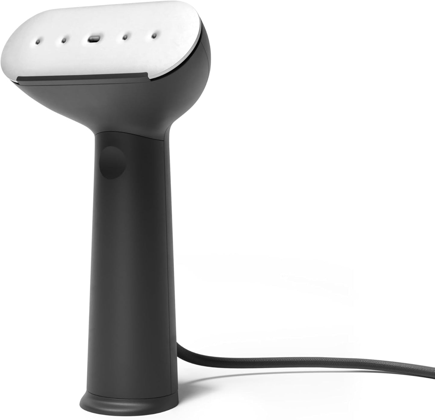 Steamery Handheld Clothes Steamer - Cirrus 3, 1200W Fast Heat-Up Garment Wrinkle Remover, Black