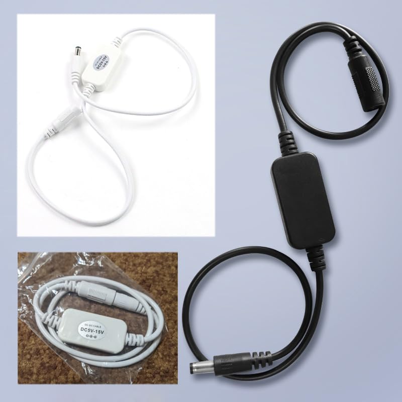 ThtRht 2 Pack 5.5mm 2.1mm Reset 24 Programmed Router Rebooter DC Cable with x Plug Wi-Fi Device Hrs Auto Reboot Refresh