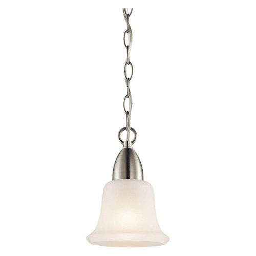 Kichler 42880NI Nicholson Mini Pendant 1-Light, Brushed Nickel