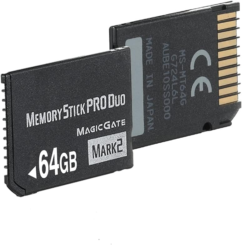 WQDMKE 64GB MARK2 Original high-Speed Memory Stick Pro Duo Compatible Digital Camera Memory Card