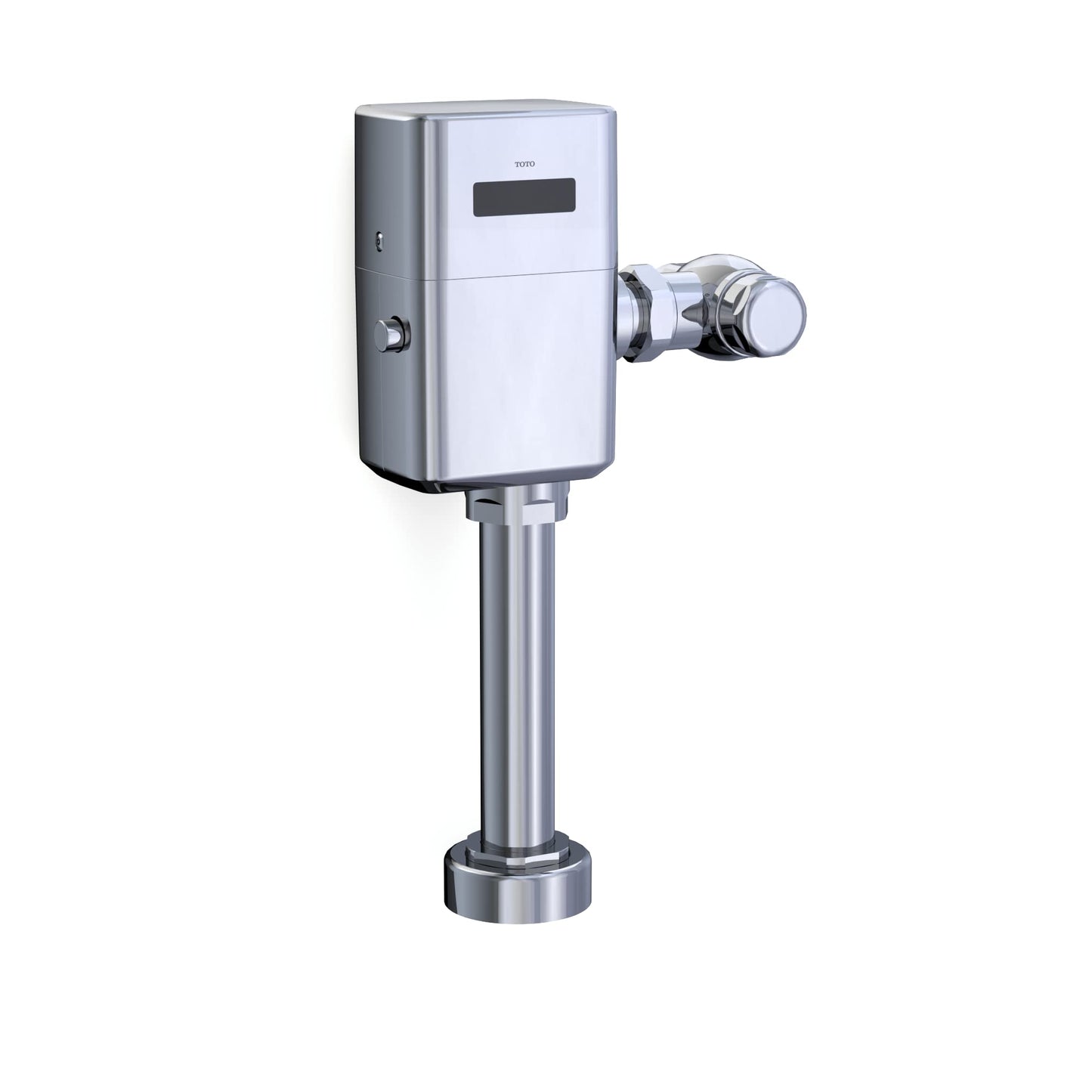 TOTO ECOPOWER Touchless 1.28 GPF Toilet Flushometer Valve and 12 Inch Vacuum Breaker Set, Polished Chrome - TET1LA32#CP