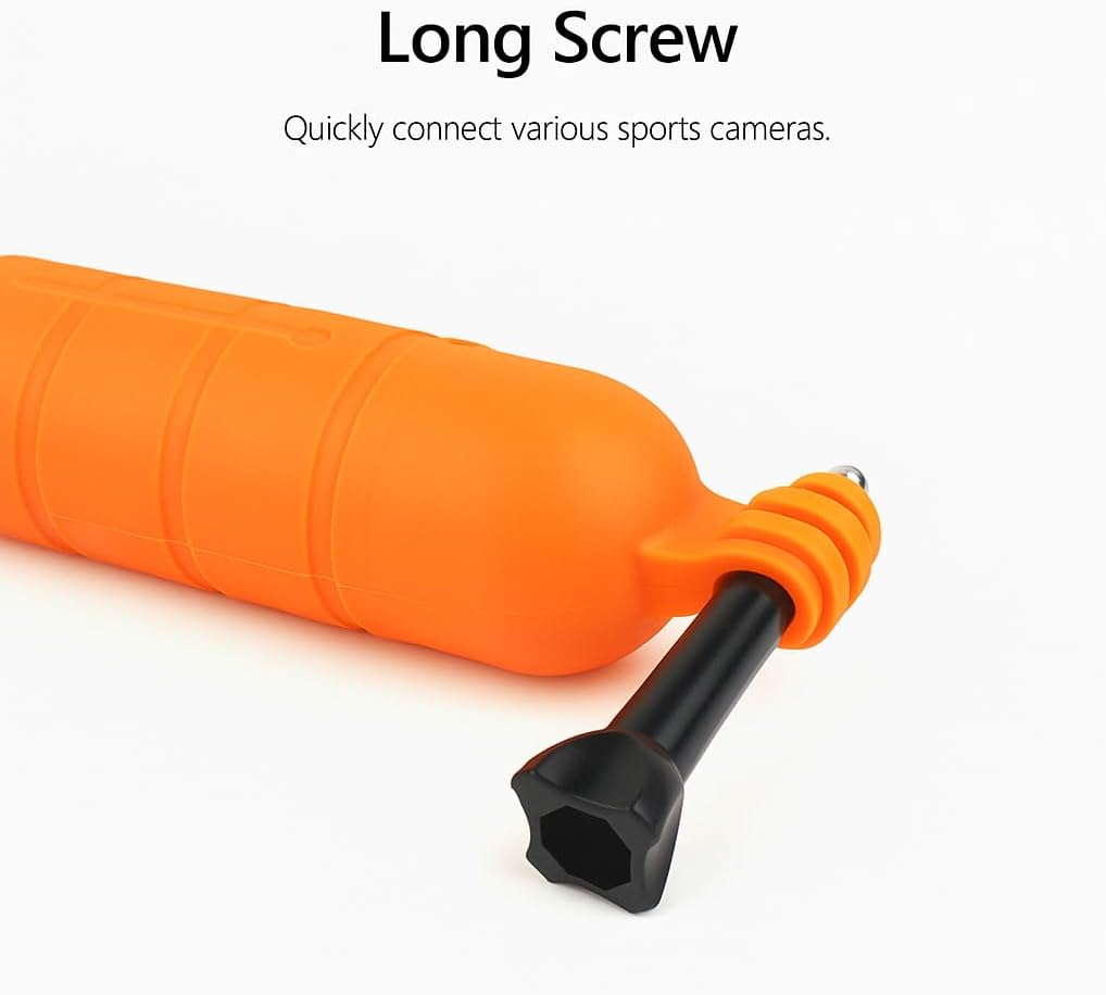 Reflex Camera 513, Swimming Floating Hand Grip for GoPro Hero DJI Osmo Action Waterproof Orange Buoyancy Stick