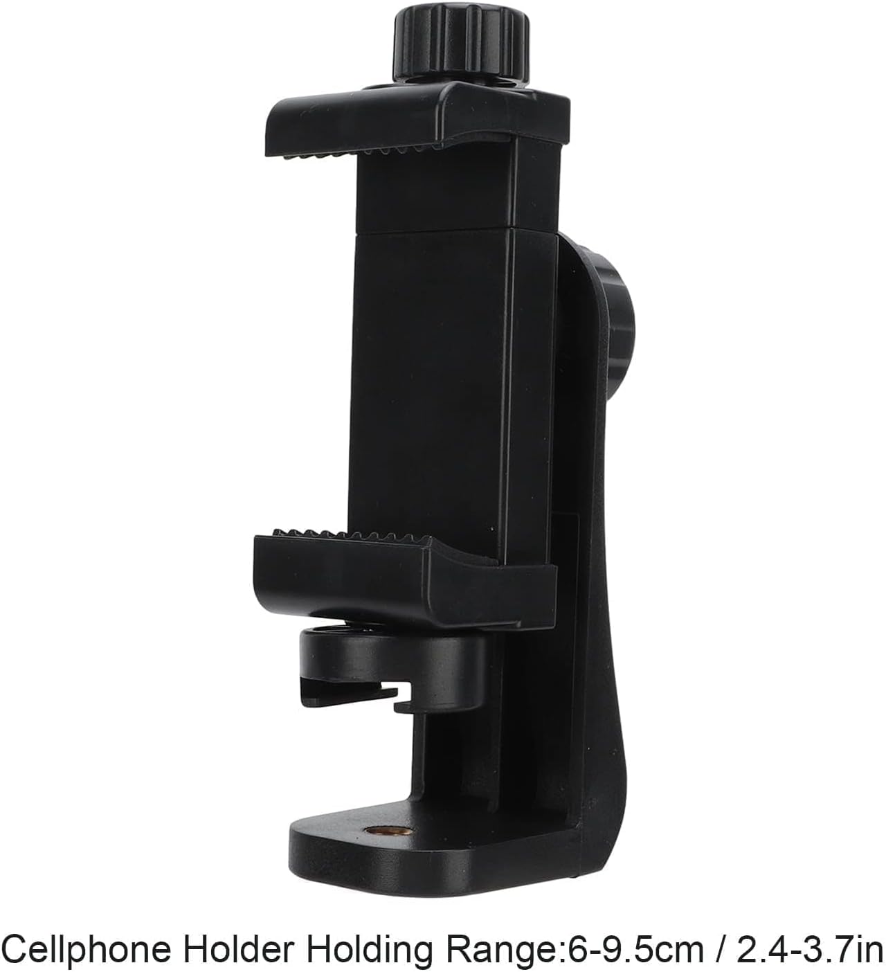 Cyrank 360 Tripod Phone Mount Holder Head Standard Screw Adapter Degree Rotatable Digtal Camera Bracket for Most