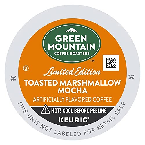 Green Mountain Coffee Toasted Marshmallow Mocha K-Cups - Delicious Flavor for Keurig Brewers | 24 Count