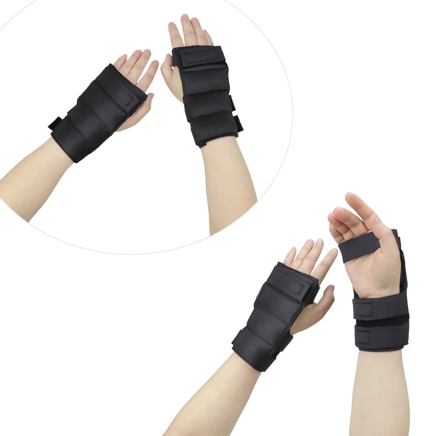1 Pair Weighted Gloves for Tremors Perfect Writing Weights & Hand Strengthening Tool Adjustable Weights Glove for Parkinson’s Essential Tremors Patients