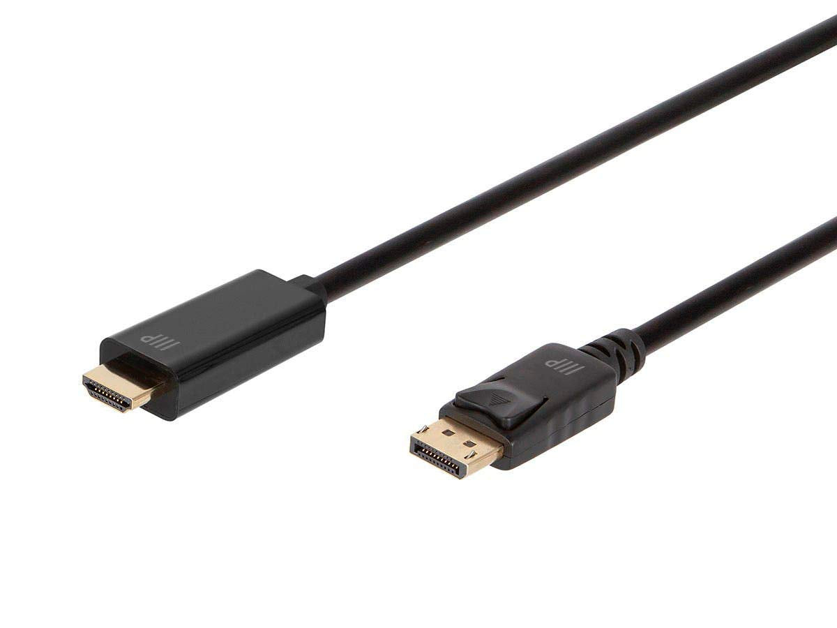 2 (6.6ft) 4K@60Hz Monoprice DisplayPort to HDTV Cable - Meter - Select Series Black
