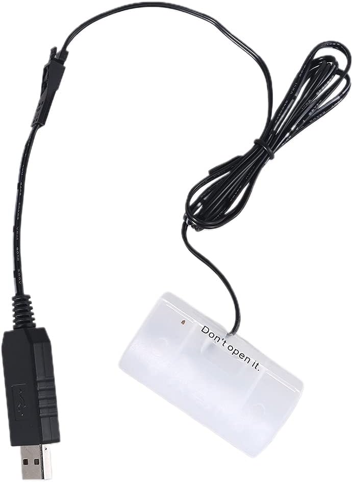 1.1m 1.5V 3V 4.5V 6V 1-4pcs 1.5V Feamos USB To D-Cell-Battery Eliminator Can Replace D-Alkaline Batteries for Lamp Toy