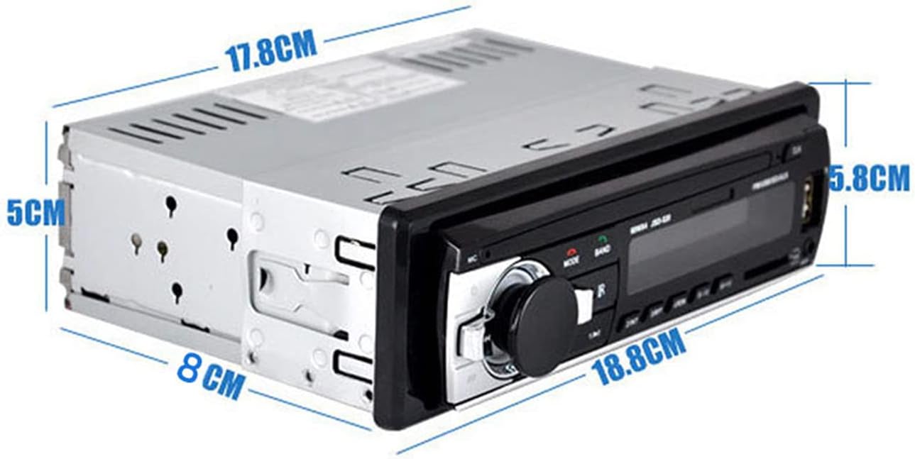 Eaglerich 1 24V MP3 Din Car Radio Audio FM Player USB/SD/AUX Hands Free Calling With Wireless Remote Control