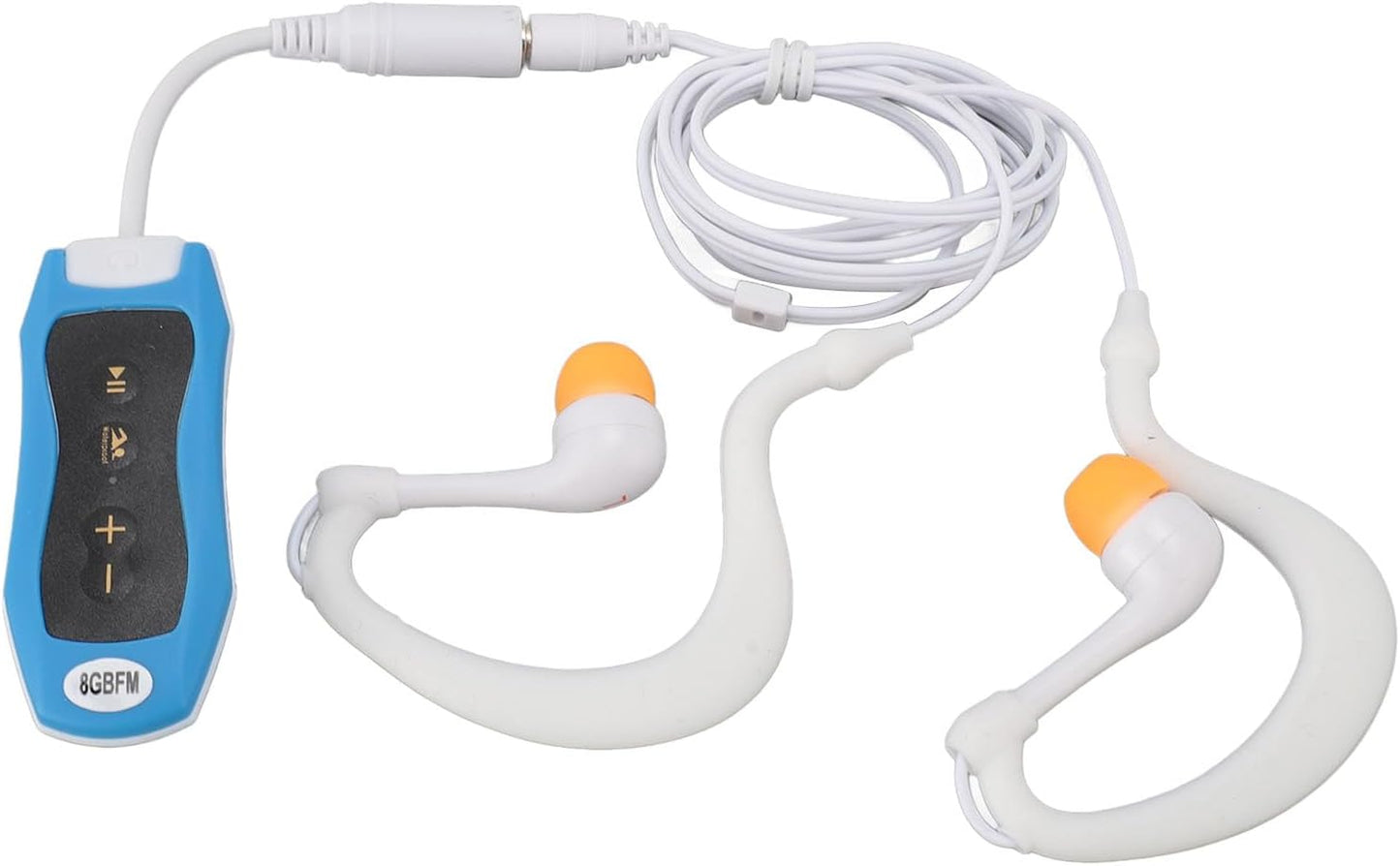 TIKATARER IPX8 MP3 Swimming, (8GB) Player, Rechargeable Audio Player, Underwater Headphones with Earphone, Ideal