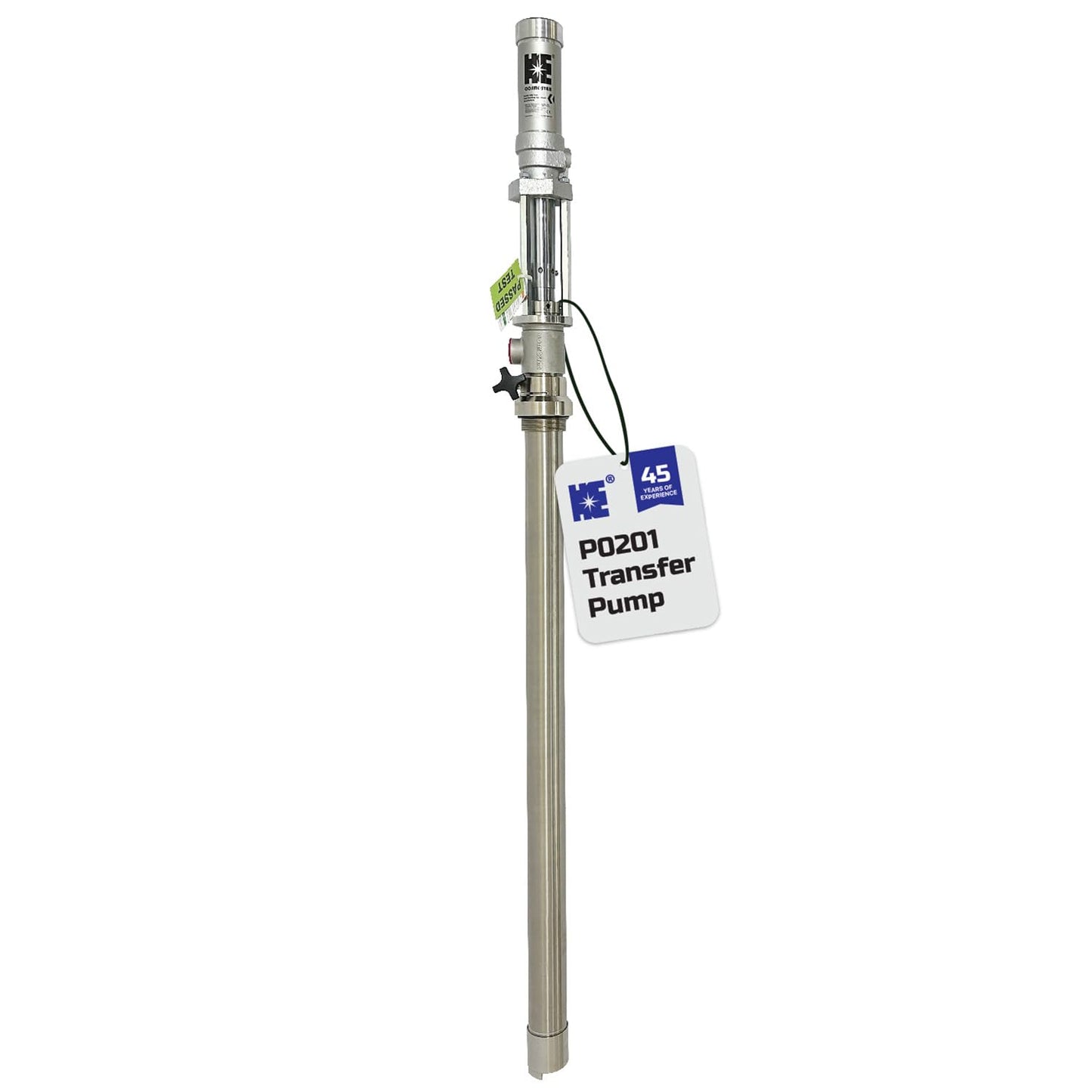 COSMOSTAR 1:1 Air Operated Pneumatic Piston Pump for 55 Gallon Drum Teflon Packing Oil Chemical Transfer Pumps