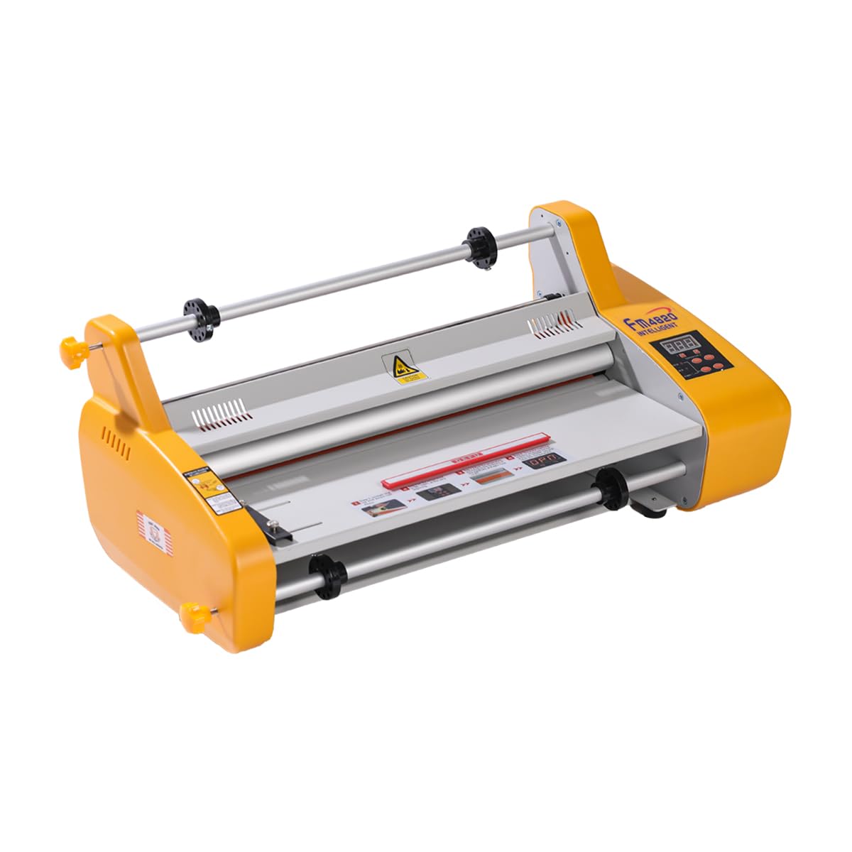 DEJUN Laminating Machine 18" Hot and Cold Roll Laminator 110V Digital Thermal Laminating Machine for A2/A3 Single/Dual Sides Lamination