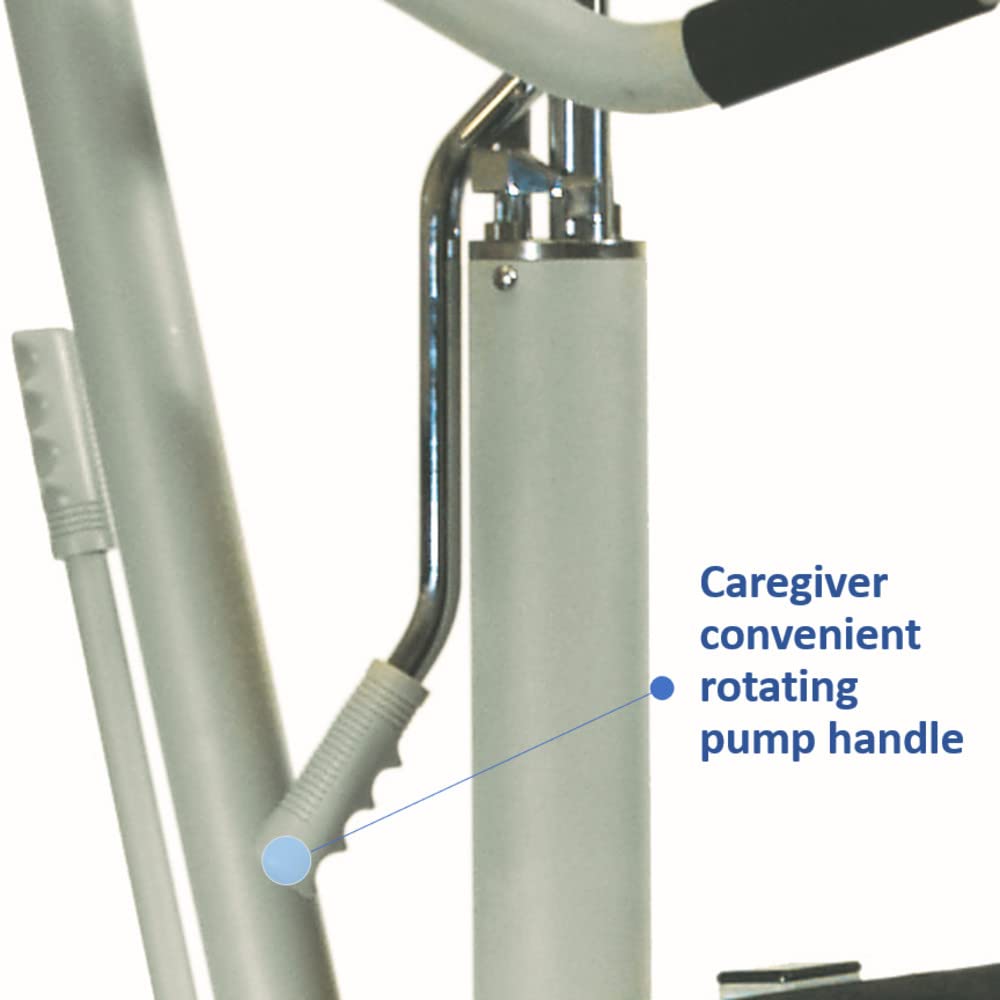 Invacare GHS350 - Get-U-Up - Sit to Stand Patient Lift with R130 Standing Sling