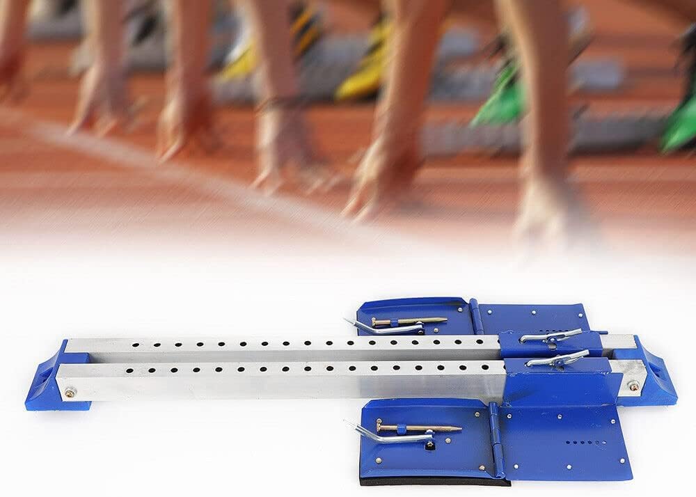 Mahugde Professional Starting Block, 6 Adjustable Starting Block Multi-Function Starting Block for Athletic Scholastic Track Sport Runway Running Competition