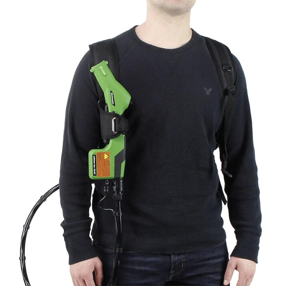 Victory Innovations Cordless Electrostatic Backpack Sprayer Machine for disinfectants, sanitizer, Cleaning,Green,VP300ES