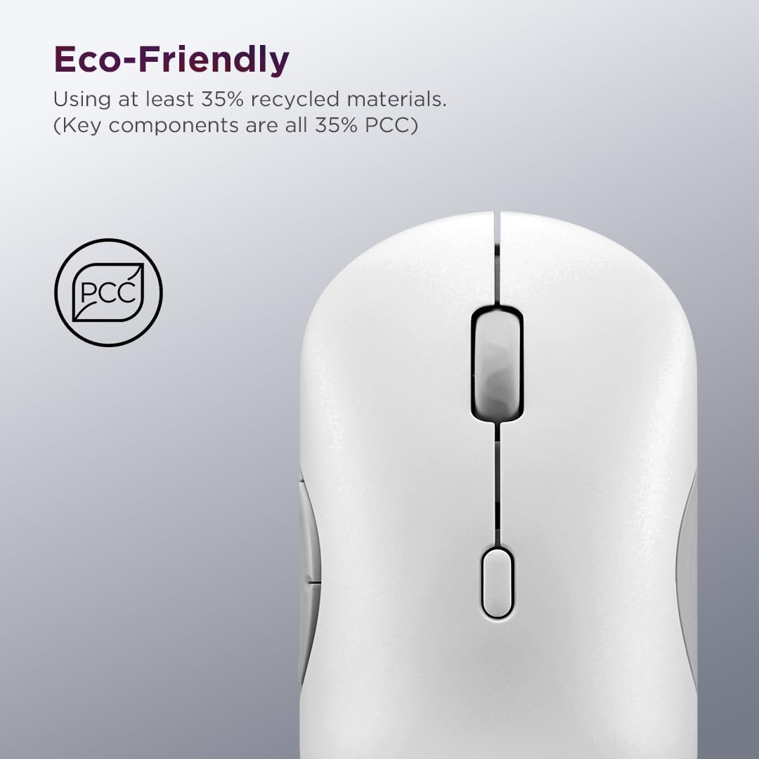 Lenovo 700 2.4 3 36 Multi-Device Wireless Mouse, Bluetooth or GHz USB-A Connection, Connect up to Devices, Month