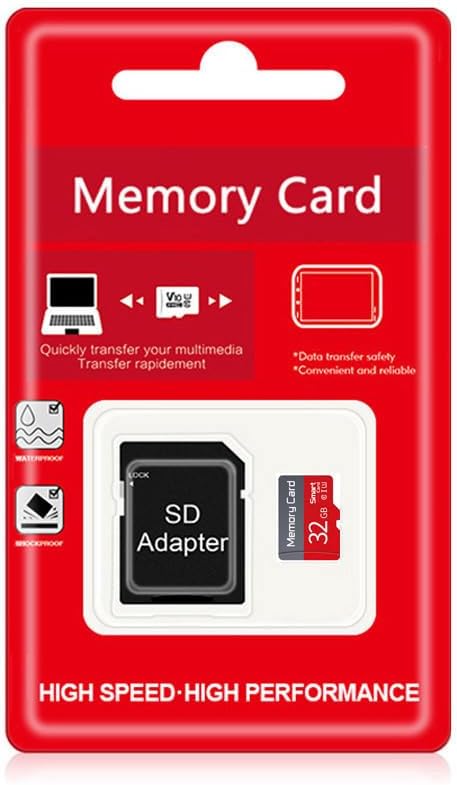 funxwe 32GB TF Card Flash Memory Card with SD Adapter, Ultra High Speed Memory TF Card