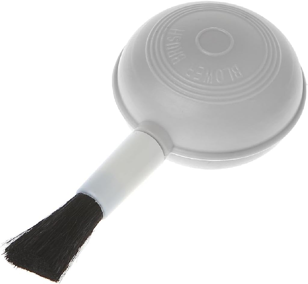 MLYCZONW 2 1 in Air Blower Brush, Removable Camera Lens Cleaning Tool with Soft Brush, Dust Remover