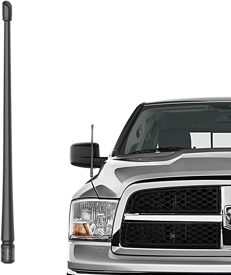 Rydonair 1500 2500 3500 1990-2026 F150 F250 F350 1990-2026, 13 inches Short Antenna Compatible with Dodge Ram & Ford