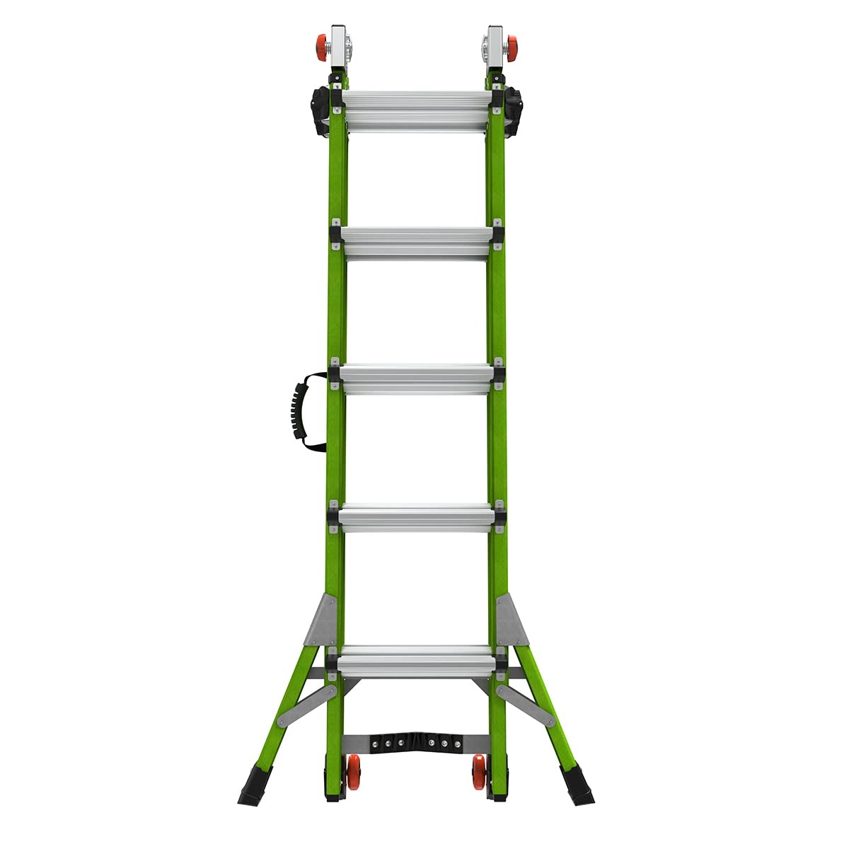 Little Giant Ladders Systems Conquest 2.0, M22, 22ft, Multi-Position Ladder, Fiberglass, Type 1A, 300 lbs Weight Rating, (17122-001), Green