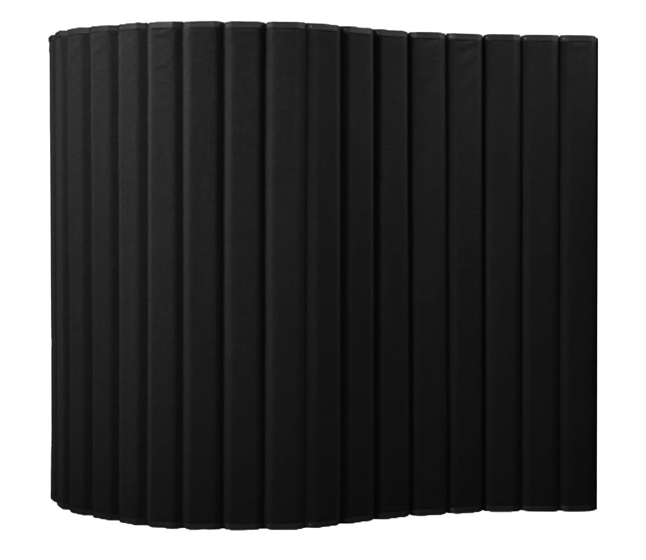 Versare VersiPanel Acoustical Partition Wall - Sound Panel Classroom Office Room Divider, Flexible Arrangement, Easy Roll-up Storage (Black, 8' Wide x 6'6" Tall)