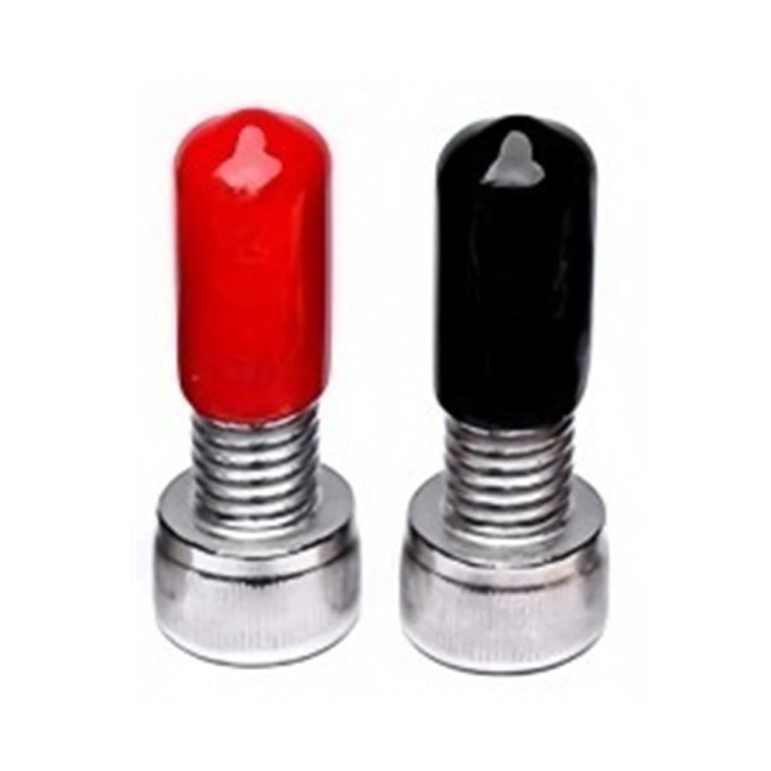 QLXHBOT Vinyl Flexible End Caps, Round Rubber End Caps, Black Bolt Screw Thread Protector Safety Cover 1/4"(6.5mm) 60pcs