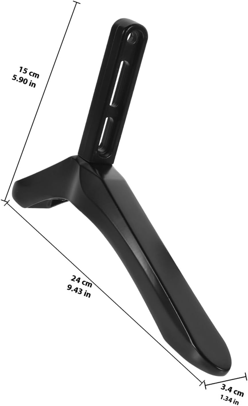 GARVALON Stable TV Support Base Stand with Screws - Replacement Pedestal Feet for Living Room Furniture