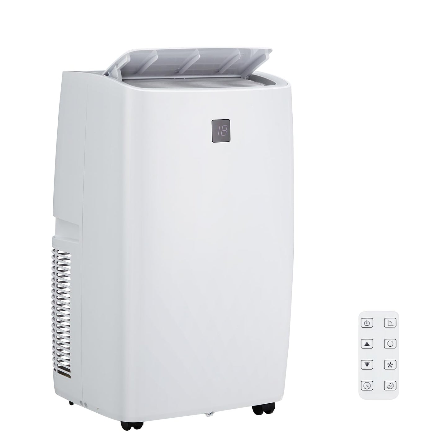 Portable Air Conditioners, 14000 BTU Portable AC, Cools up to 750 Sq. Ft 3-in-1 Mobile AC for Room with Dehumidifier Fan Sleep Mode, 24H Timer, Remote Control, and Window Installation Kit Included