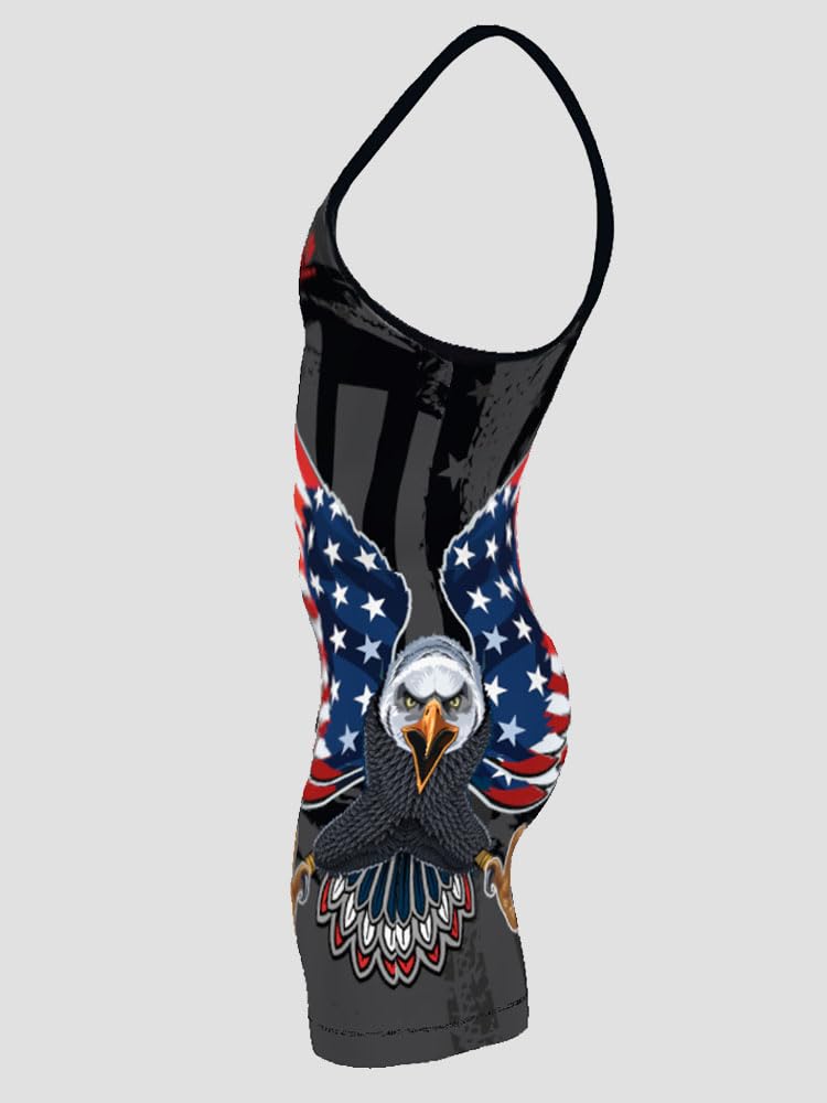 GO EARN IT Mens American Eagle Singlet (Youth X-Small)