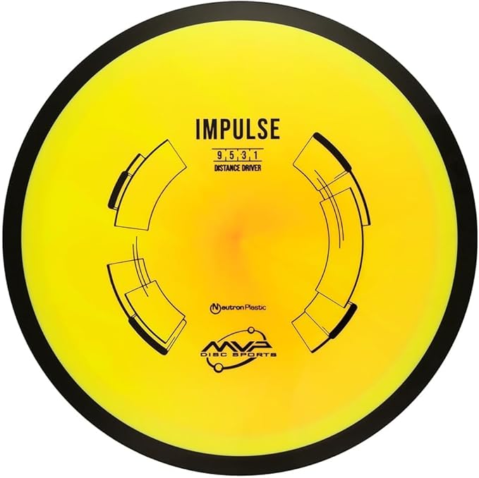 MVP Disc Sports Neutron Impulse Disc Golf Distance Driver (Colors May Vary)