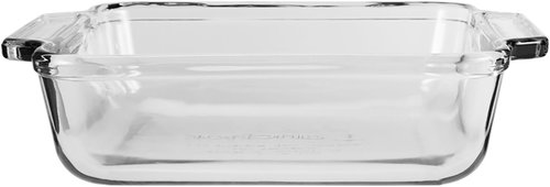 Anchor Hocking 8-Inch Square Cake Dish Set - Durable Glass Bakeware for Perfect Cakes | Set of 3