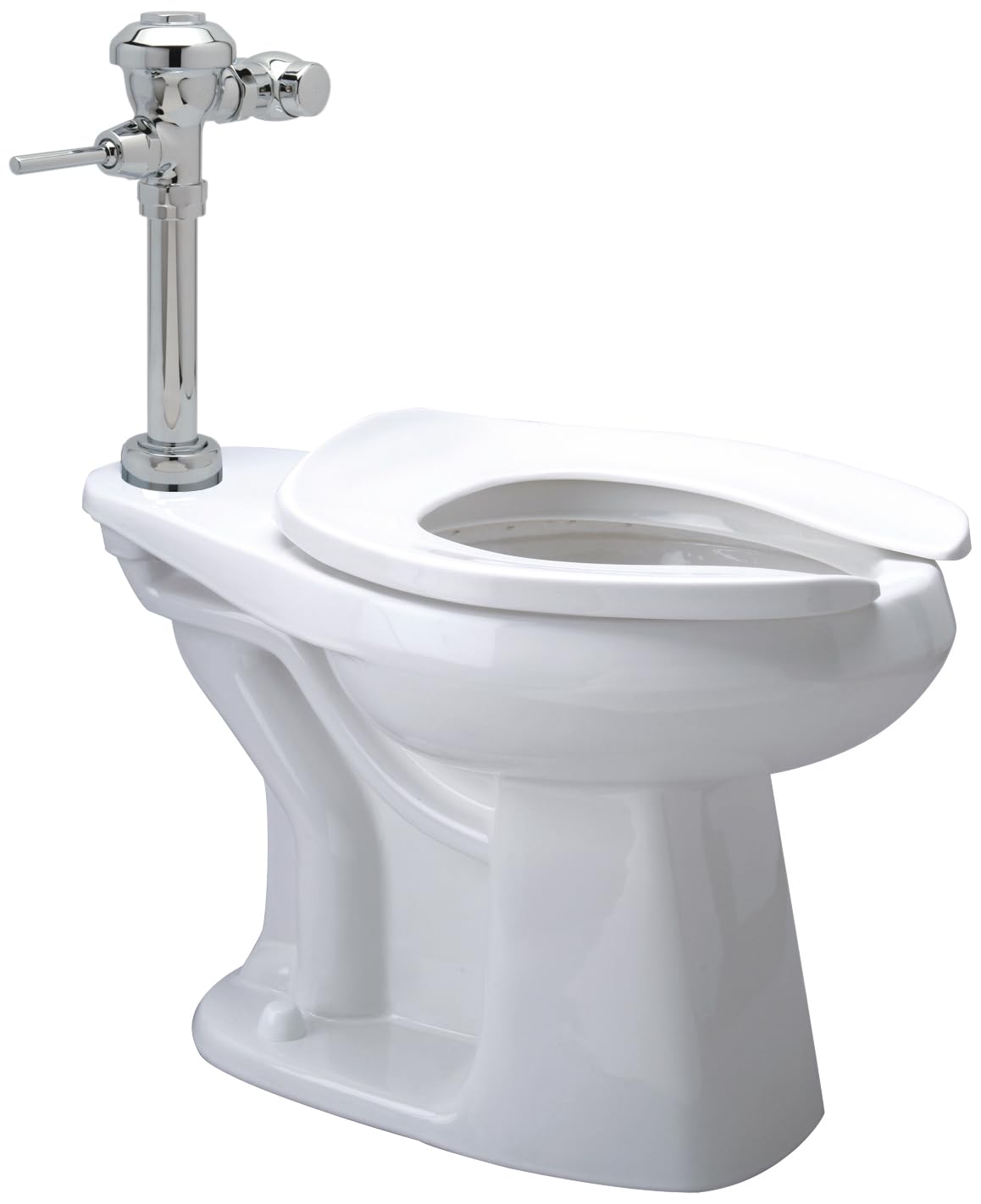 Zurn Z.WC5.M One Manual Floor Mounted Toilet System with 1.28 GPF Flush Valve and 14" Height