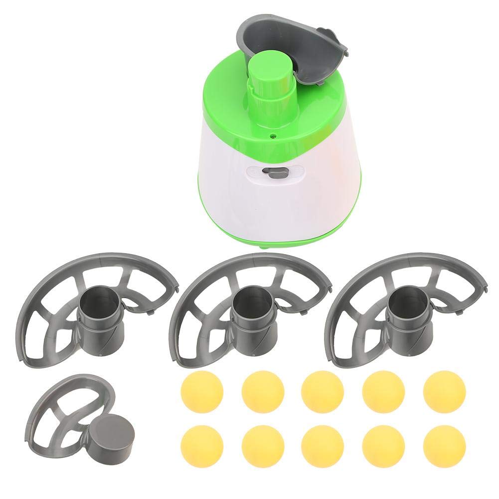 Vbestlife Automatic Machine for Beginners, 10 Balls Table Tennis Trainer Balls Launcher Training Machine Table Tennis Robot for Beginners Training