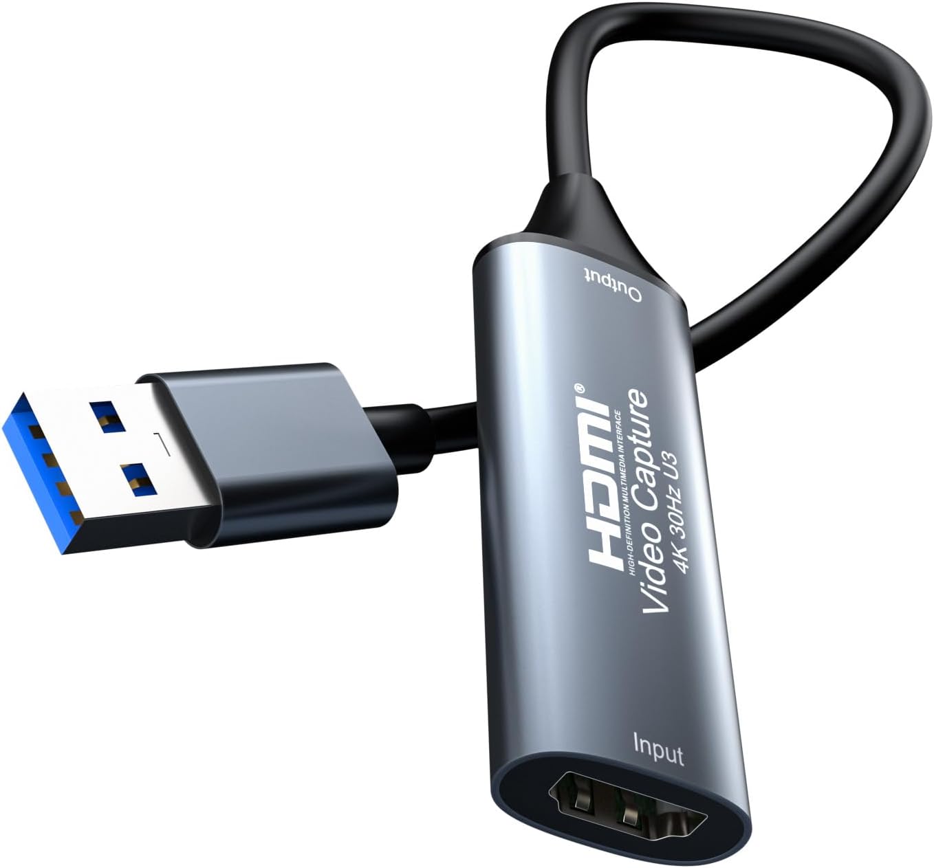 SUOFEIXIANG 4K 30FPS 3.0 VLC,OBS,Amcap,PS5,Switch,Xbox HDMI Video Capture Card,Video Recording Card HDMI USB for Gaming