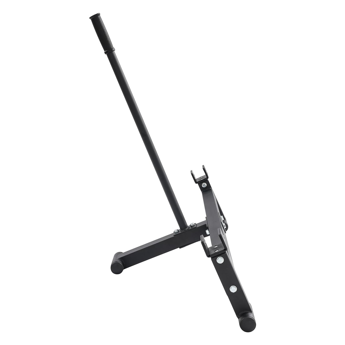 Deadlift Barbell Jack Stand, 220lbs Capacity Heavy Duty Carbon Steel Bilateral Barbell Changer for Easy Changing Plates Anti-slip Handle Deadlift Stand for Deadlift Weightlifting Training, Home Gym