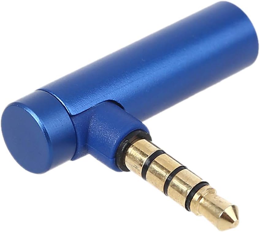 ZSYTF 90 4 3.5mm MP3 Metal Degree L Poles Male To Female AUX Headphone Adapter Connector For Mobile Phone Tablet Player