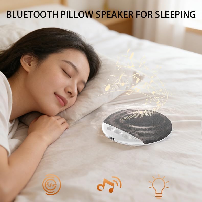 nachili 5.4, (1 Bluetooth Pillow Speaker for Sleeping, Under Pillow Speaker, Sleep Headphones for Side Sleepers