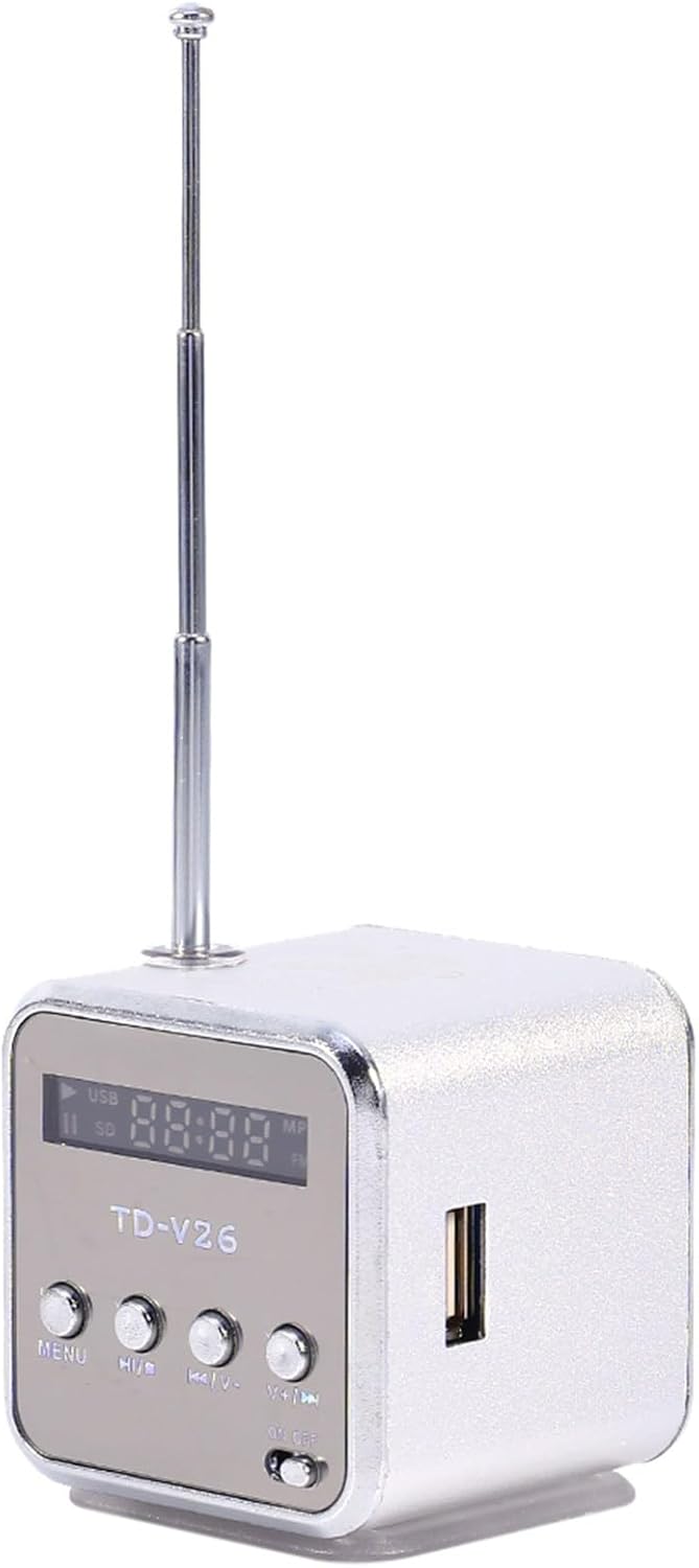 Fayelume 5 5 5.2 cm MP3 MP4 Small Radio, * * USB Music Player, Player SD TF USB Mini Radio Suitable for Family