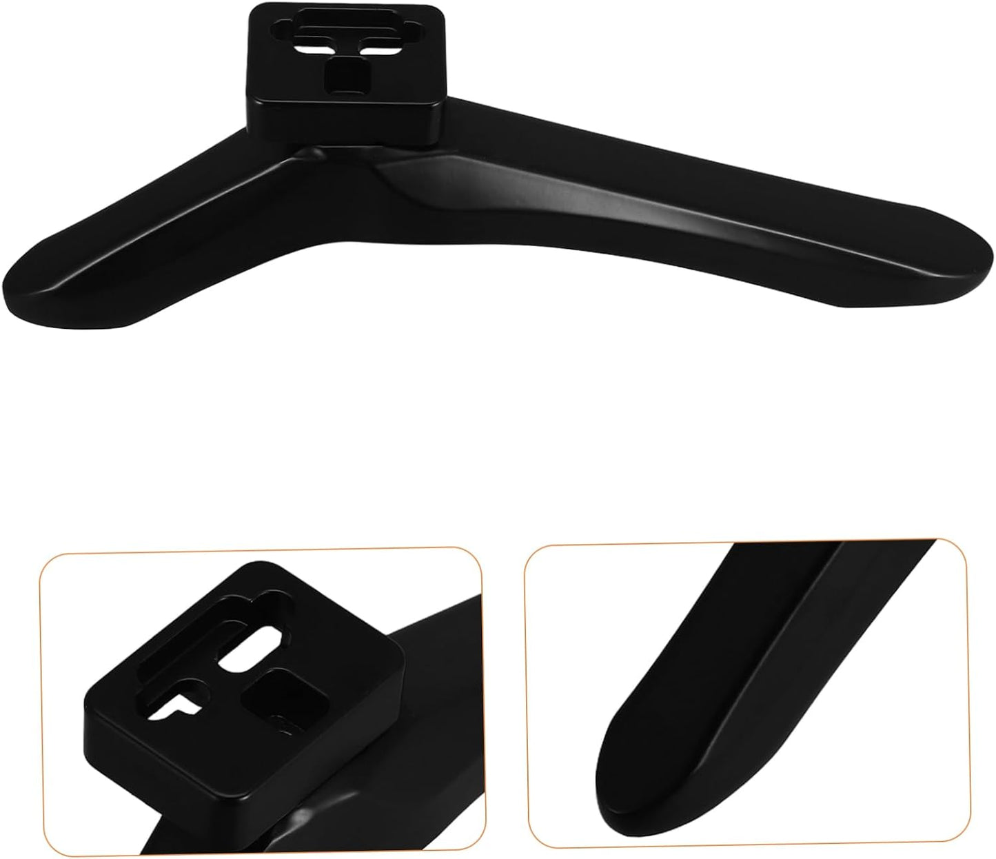 Garneck 1pair Setup Adjustable Tv Stand Mount Legs Versatile Tabletop Pedestal Bracket for Home Office Use Sturdy