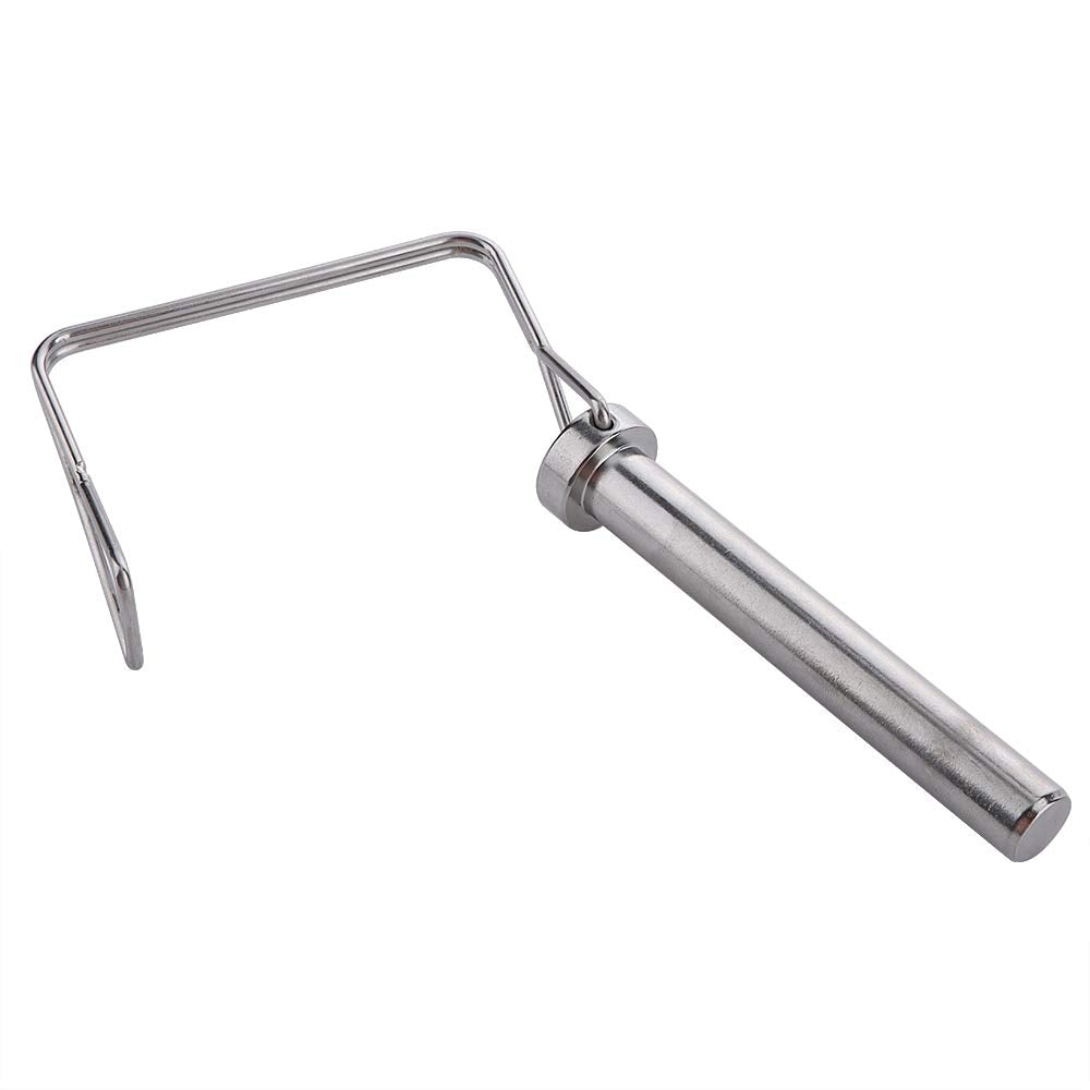 2 Pcs Large Safety Coupler Pin 1/2" x 3.54"(12.6mm x 90mm), Full Marine Grade 316 Stainless Steel Heavy Duty Shaft Locking Pin