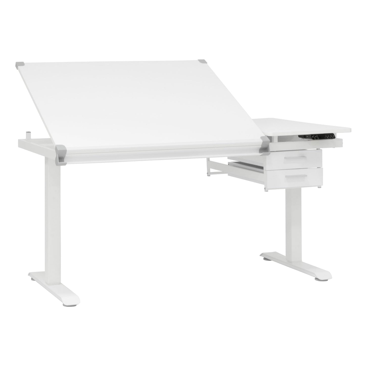 Studio Designs Graphix II, Split Top Height Adjustable Drafting, Drawing Table, eLift