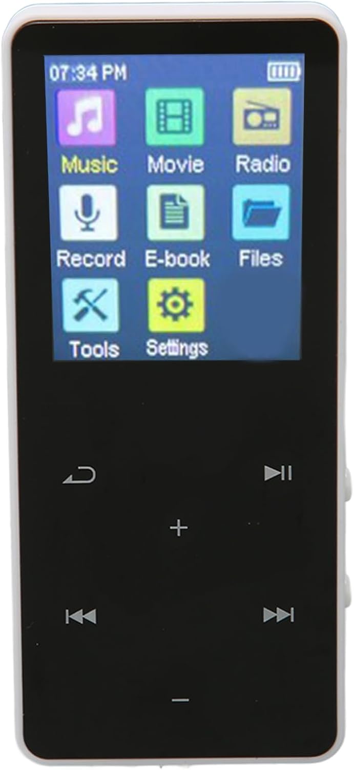 EBTOOLS MP3 MP4 5.0 Player, BT HiFi Loseless Audio Sound, Large Stroage, Portable Multipurpose Player for Music Video
