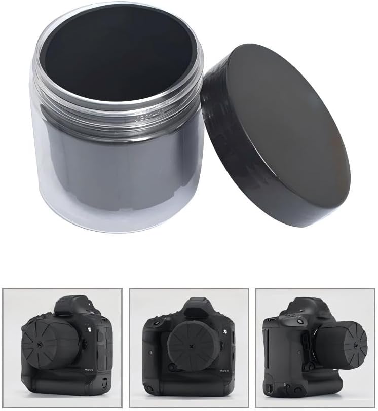 TONHOKJ 99% Universal Lens Cap, Fits DSLR & Mirrorless Camera Lenses, Silicone Lens Cover with Element Proof