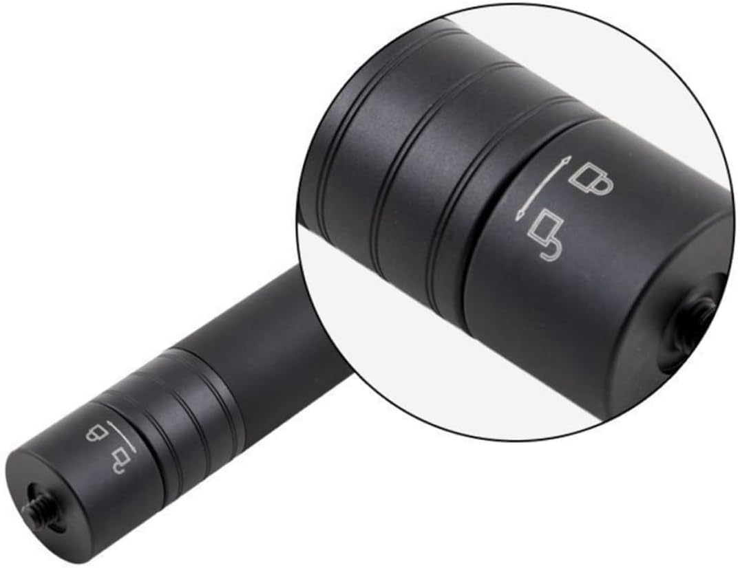 CAXUSD Selfie Stick Extension Handle Screw Interface Pole Telescopic for Daily Use